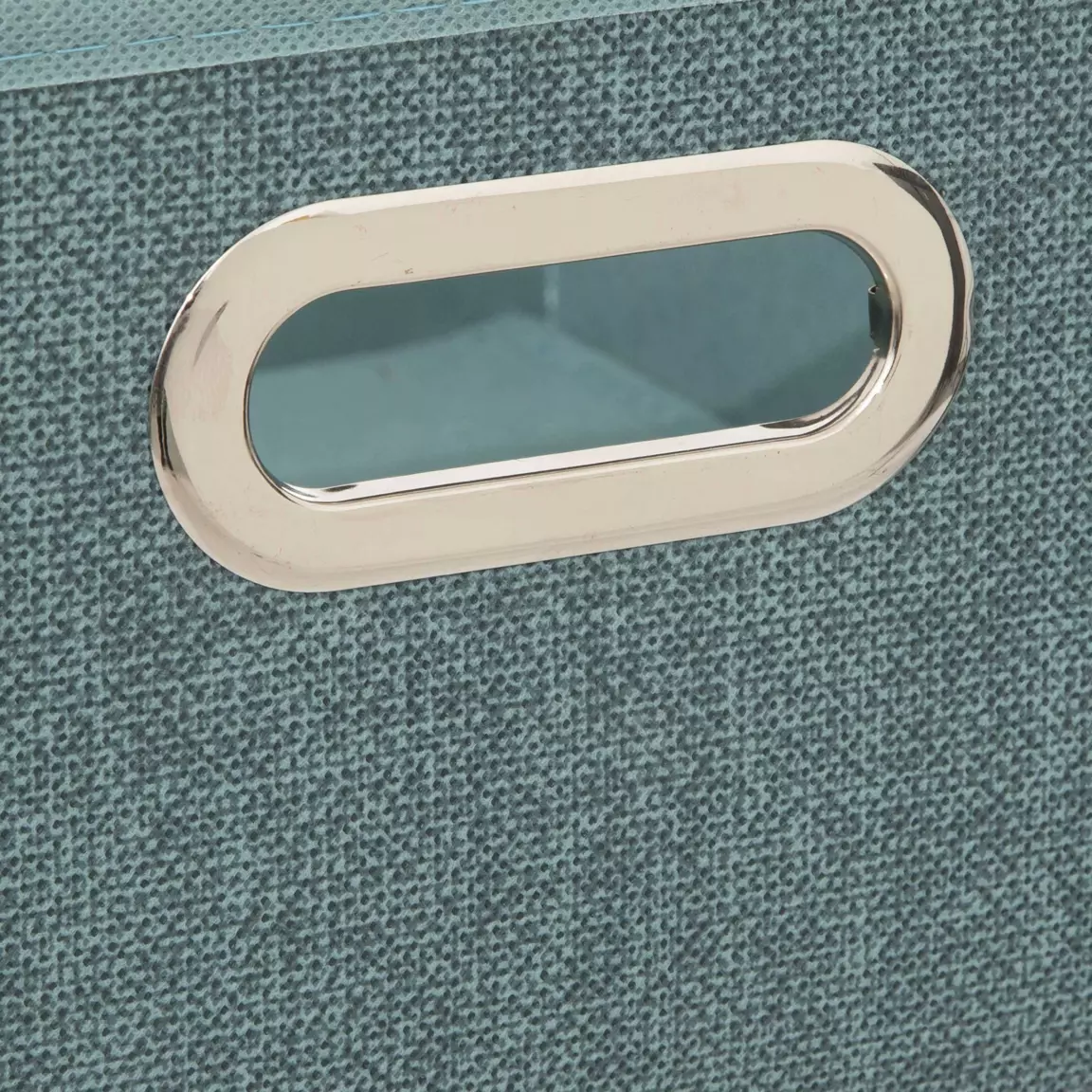 Panier de rangement ( 31 x 15 cm) Helena Bleu pétrole chiné