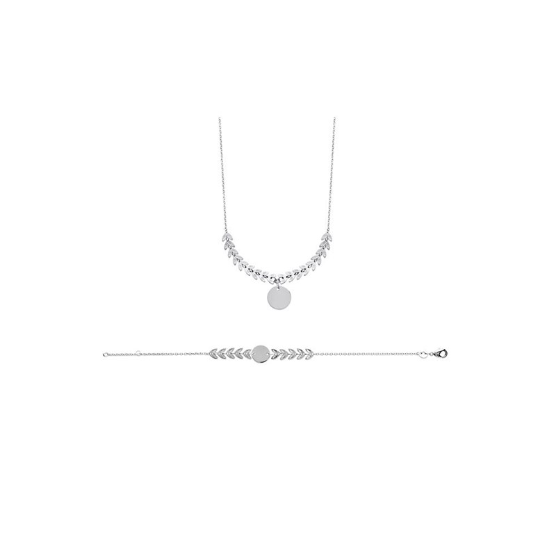 Collier Femme - Argent 925 - Longueur : 45 cm