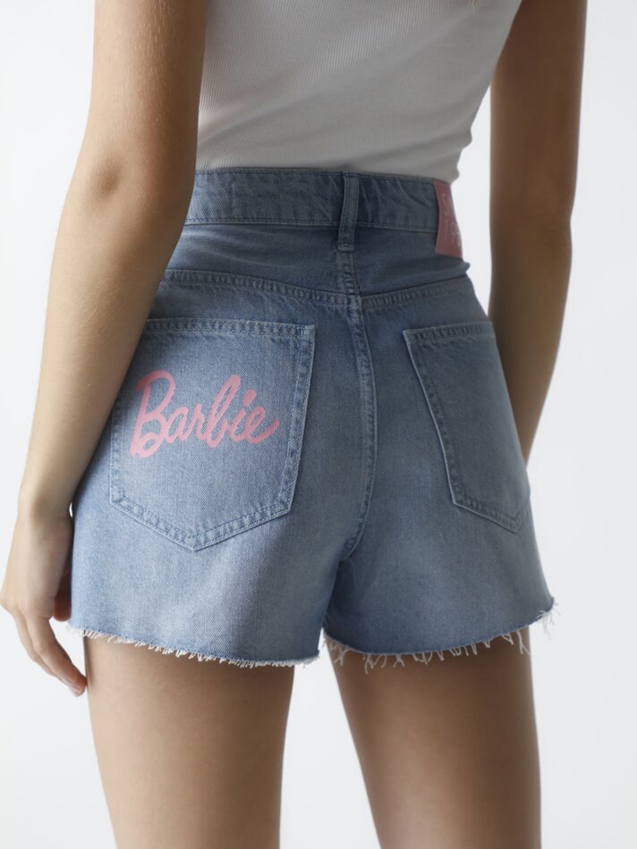 Shorts jeans Barbieñ - Azul claro