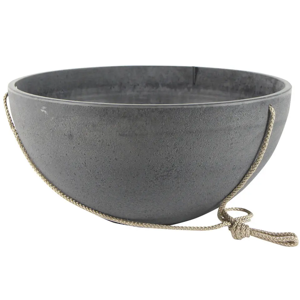 Ter Steege Bloempot - hangend - grijs - 35 x 17 cm