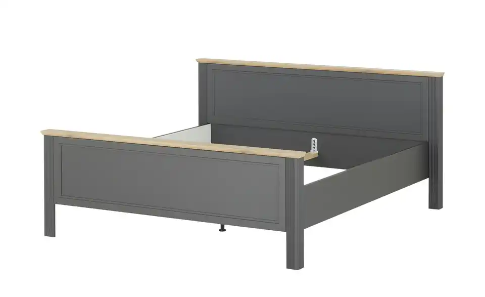 Bett Jasmin II Graphit 180 cm