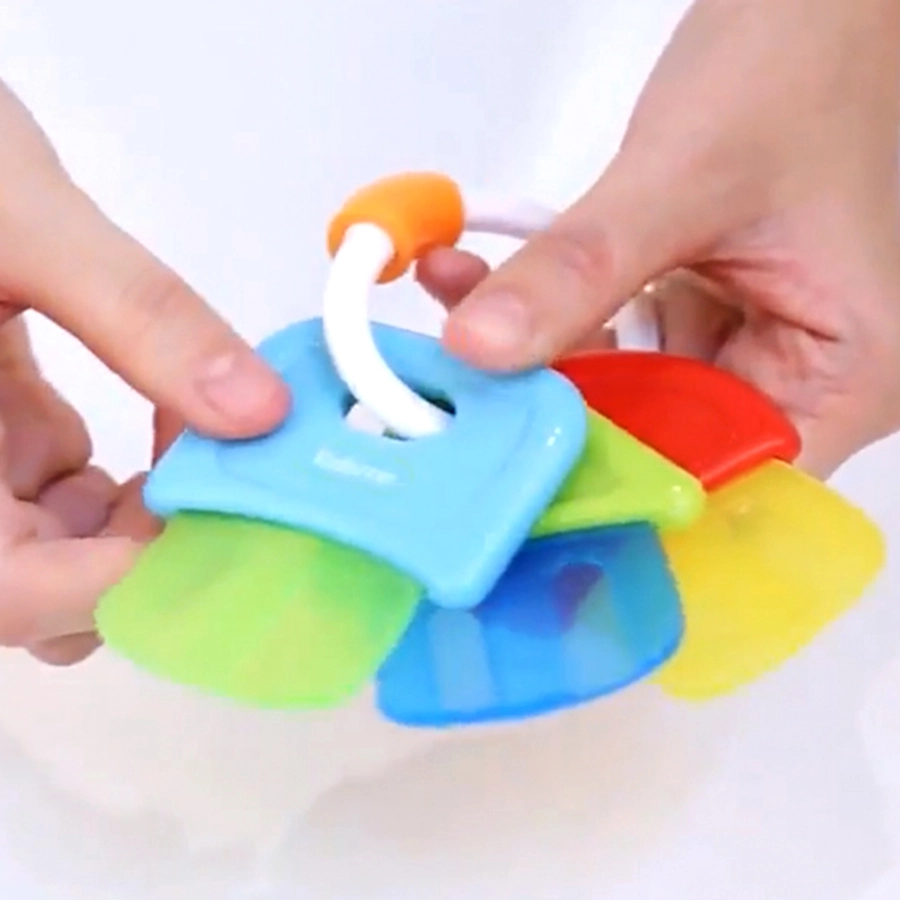 kidsme Beißring Schlüssel, bunt