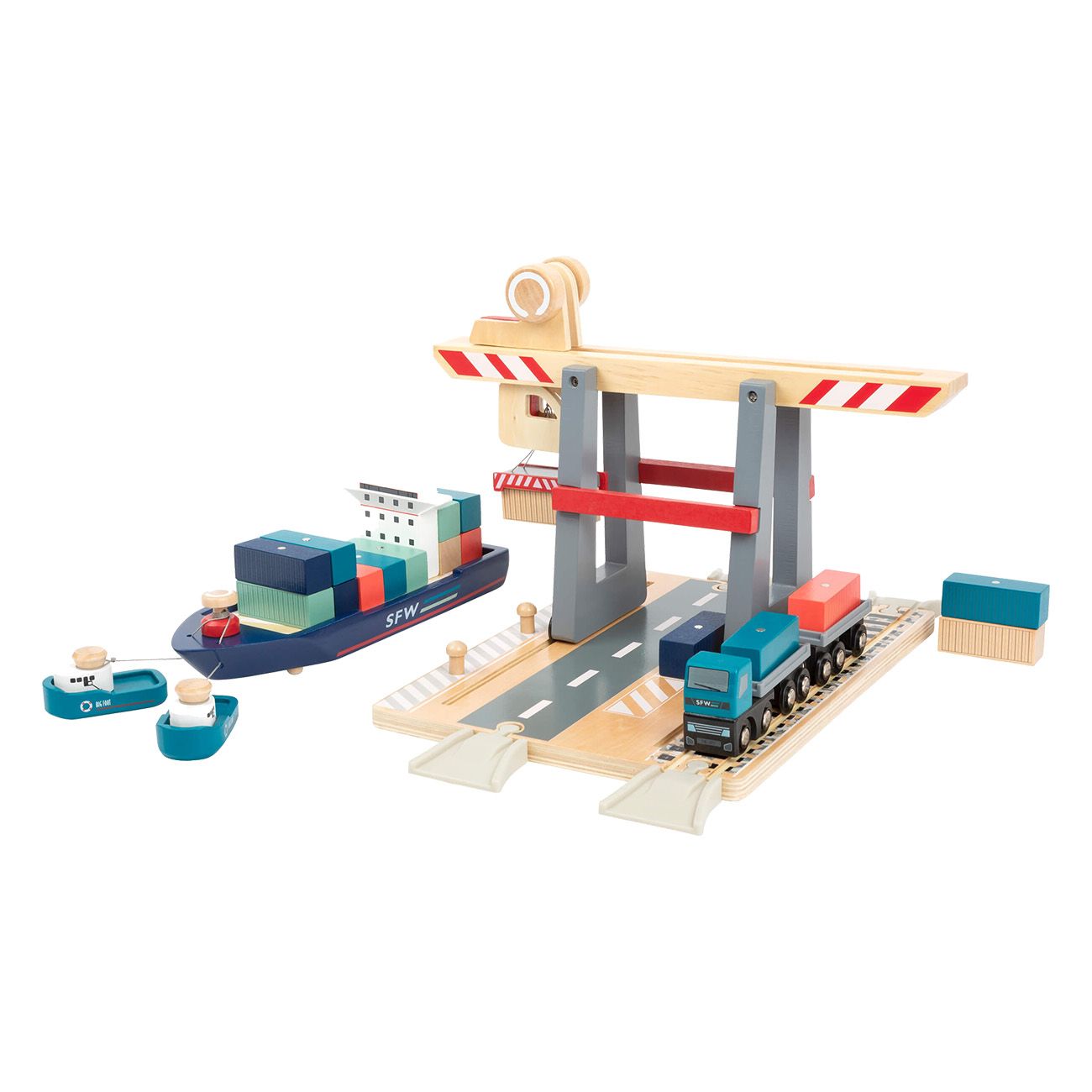 Smallfoot Container Terminal 11378 Spiel-Parkhaus