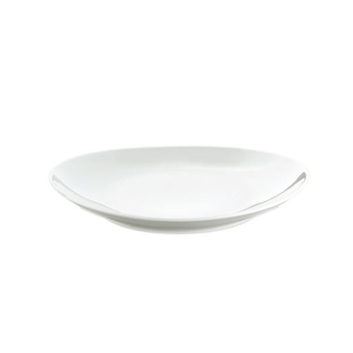 Pillivuyt Oval Steaktallerken, Hvid, 20,5x23 cm