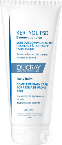 Ducray Kertyol P.S.O. Baume Hydratant Quotidien Peau À Tendance Psoriasique Démangeaisons 200ml