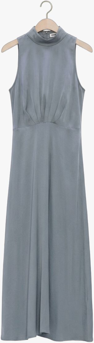 blauwe drykorn maxi jurk amabel