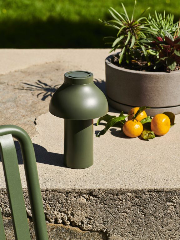 Hay PC Portable tafellamp oplaadbaar cool grey