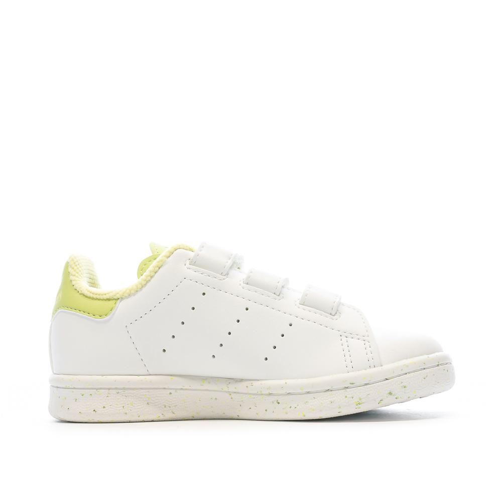 Adidas Baskets Blanches/Vertes Fille Adidas Stan Smith GW4537
