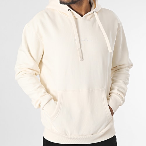 Sweat Capuche Small Signature Essential 6028443 Beige
