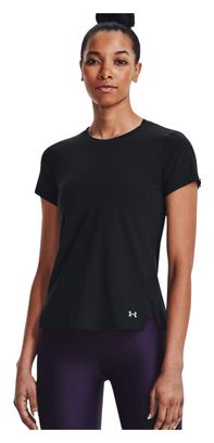 Maillot Manches Courtes Under Armour IsoChill Run Noir Femme