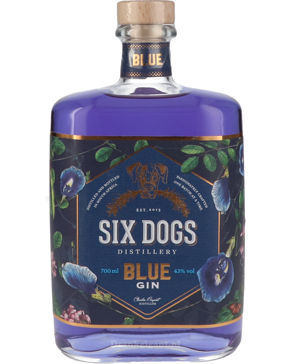 Six Dogs Blue Gin 70 cl