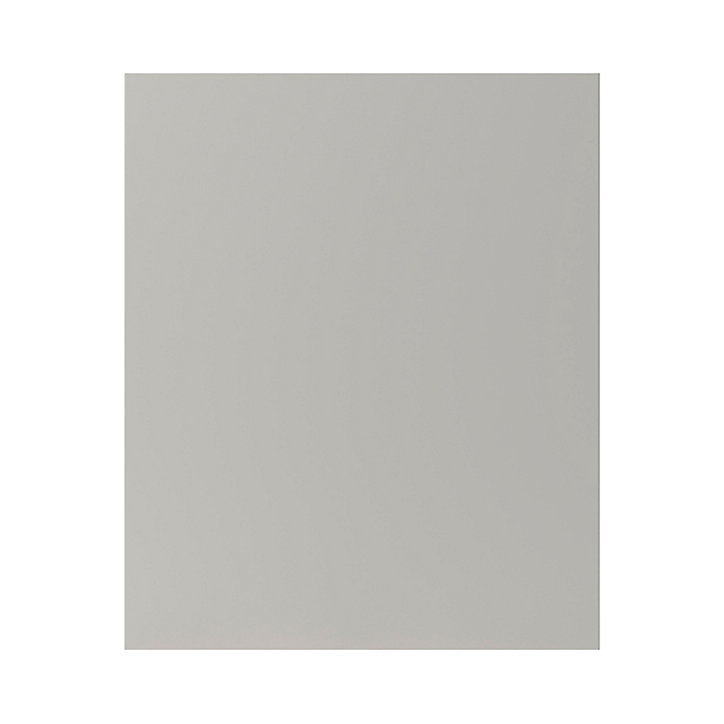 Porte de meuble de cuisine pour électroménager Stevia gris mat l. 60 cm x H. 72 cm GoodHome