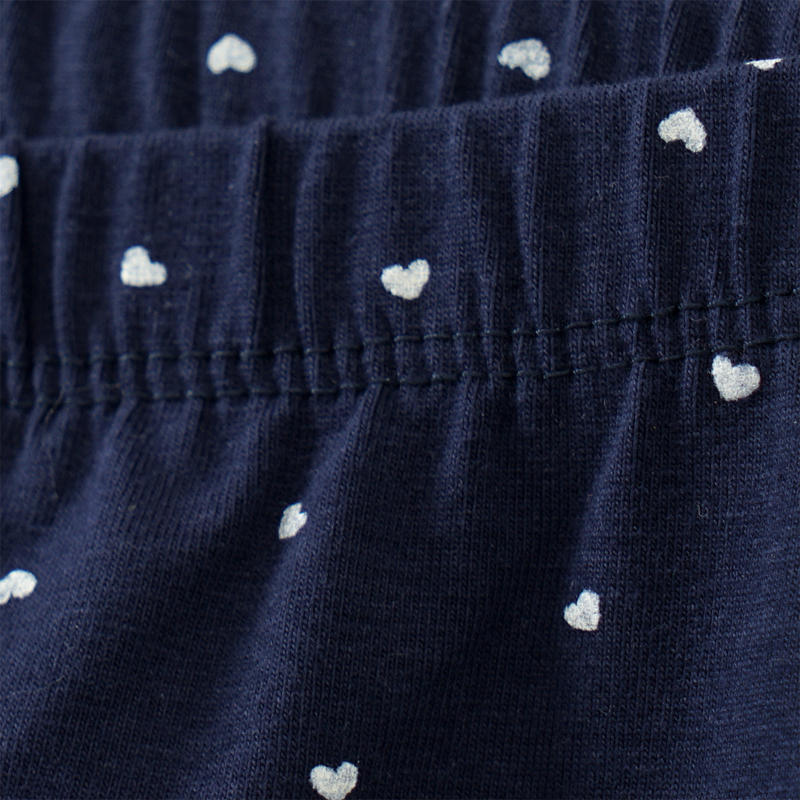 Topolino Mädchen Leggings mit Herzen allover dunkelblau