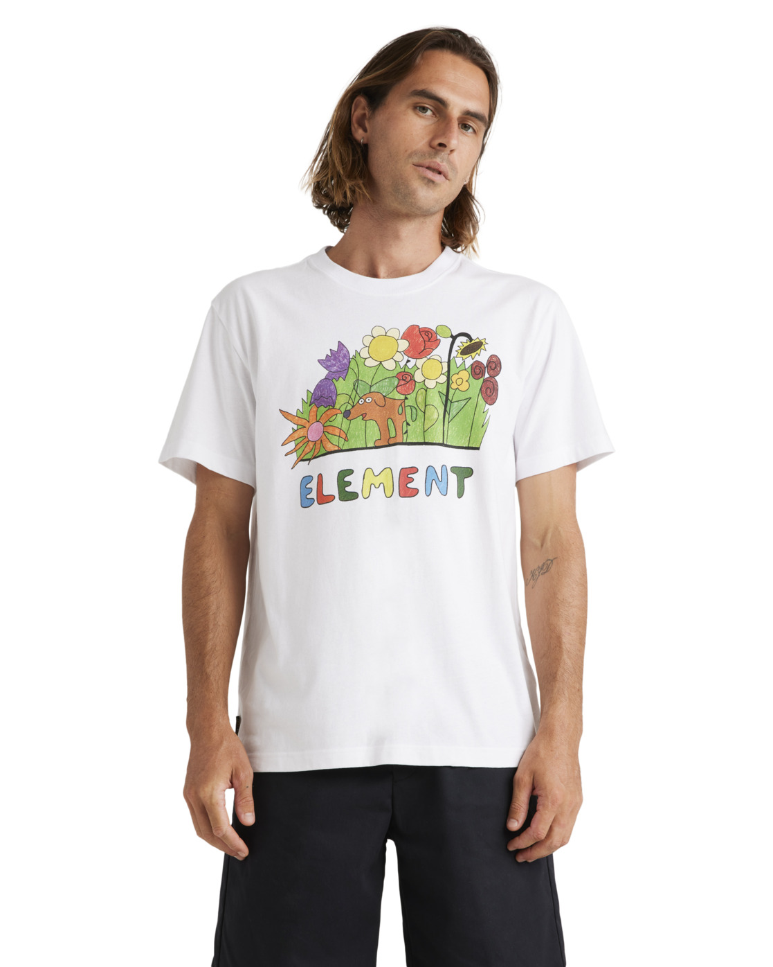 Element LCTXE Flowers SS Optic White