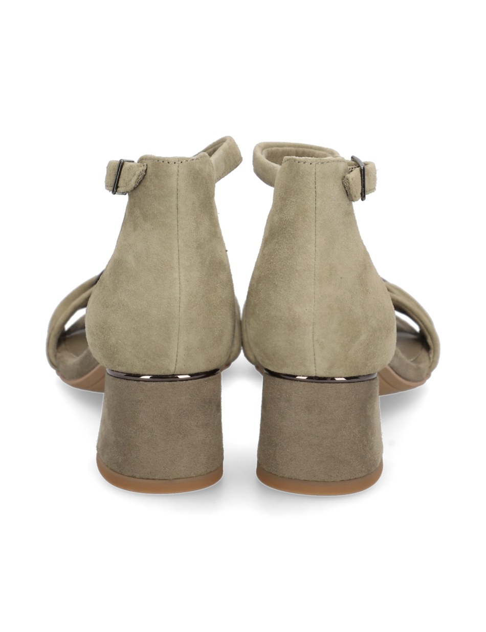 Veloursleder Sandale