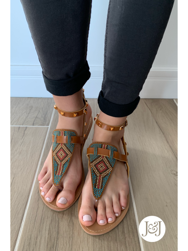 Nu-pieds Bohème 'Sy'