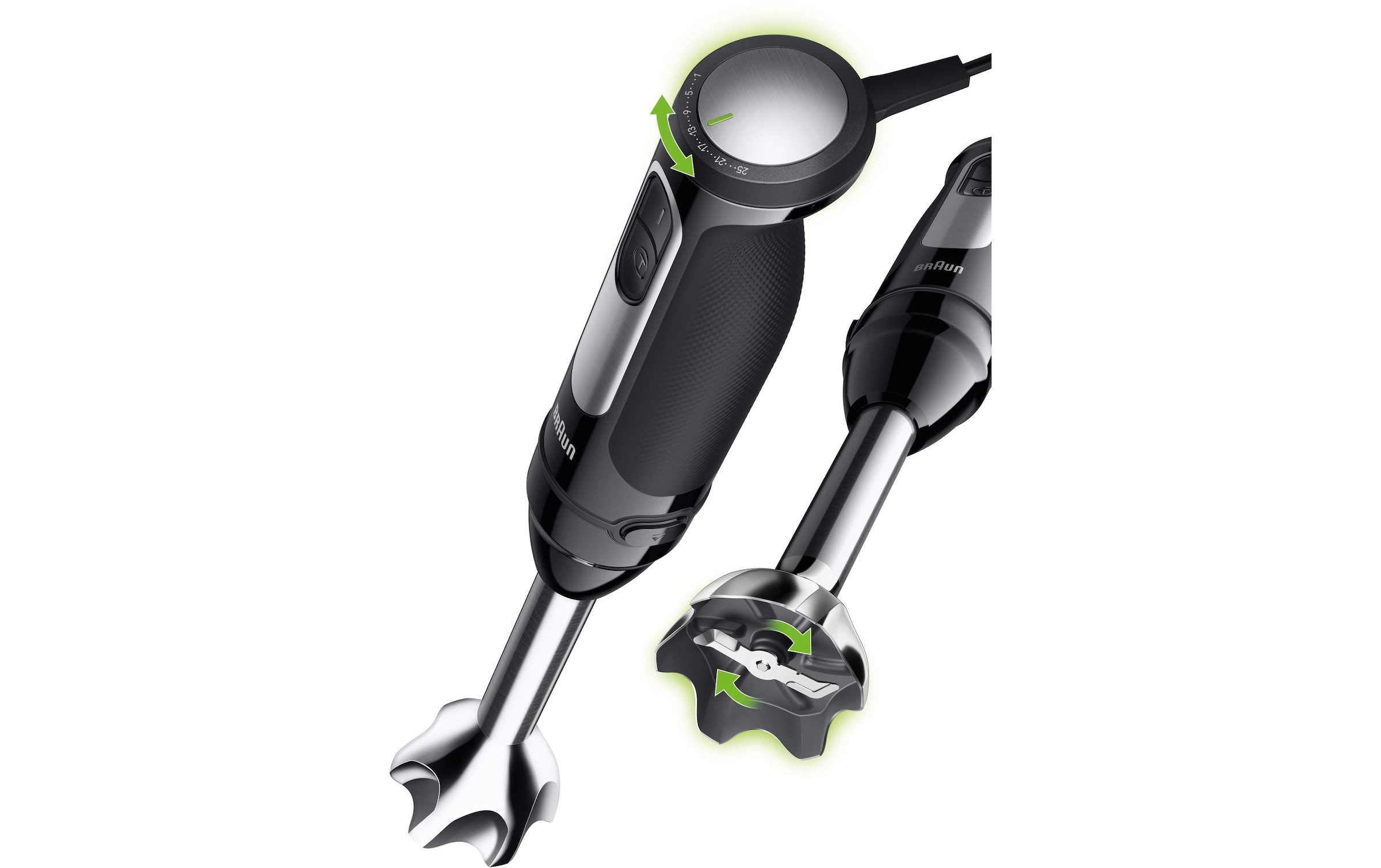 Braun Stabmixer »MQ 55236M Pro Schwarz/Silber« 1000 W