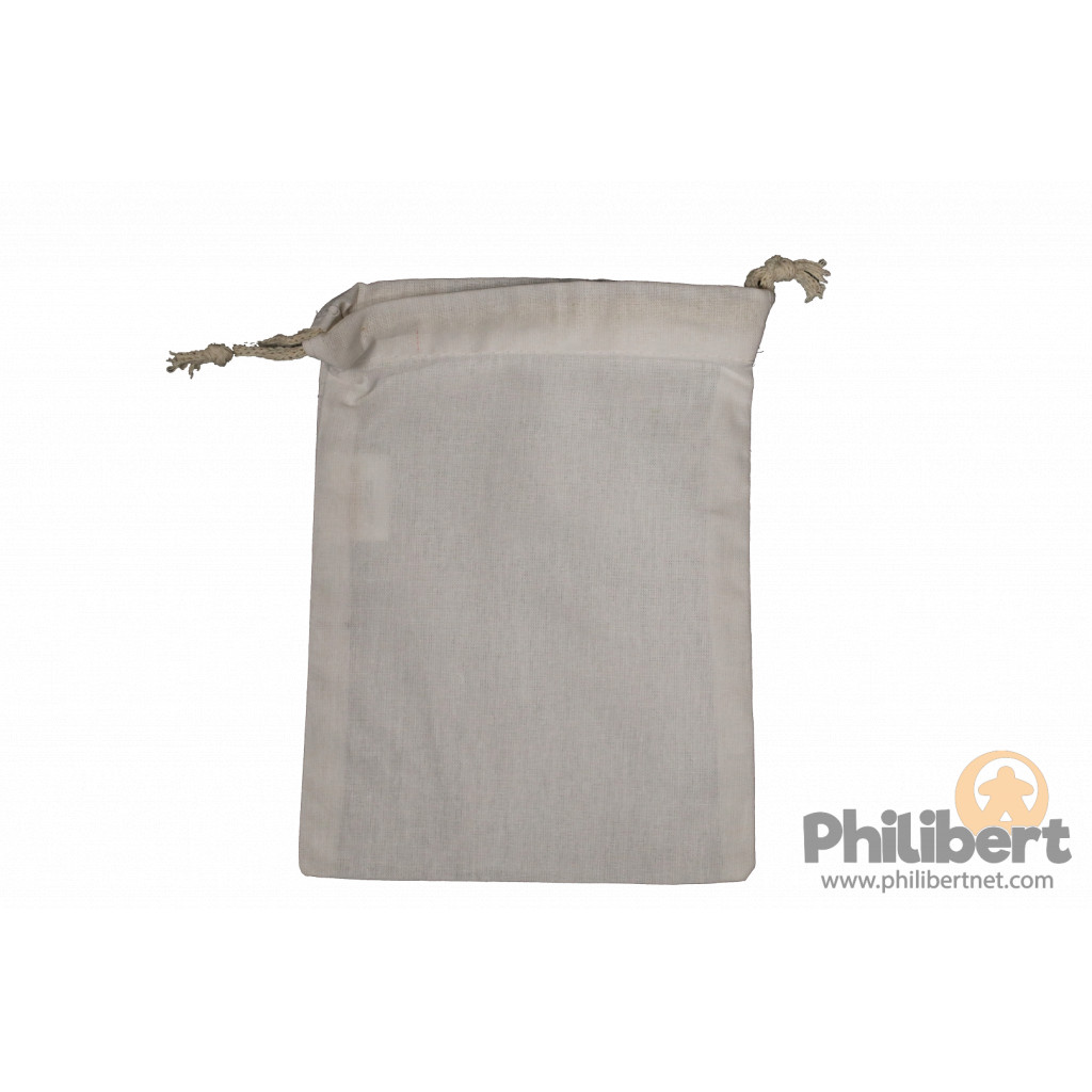 Sac en coton avec cordelette 17x14cm :