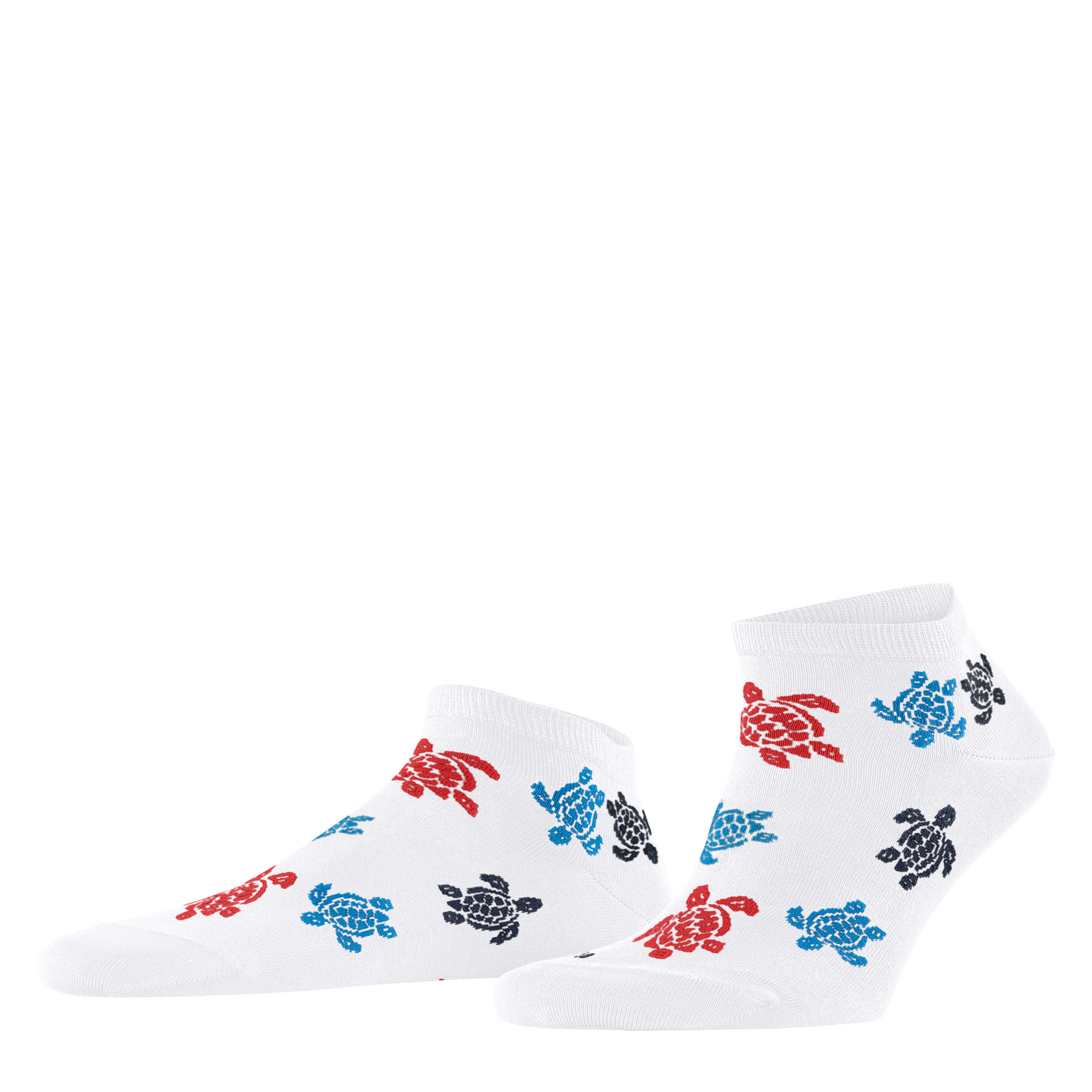 Chaussettes courtes homme Rondes des Tortues Multicolores | Vilebreauin
