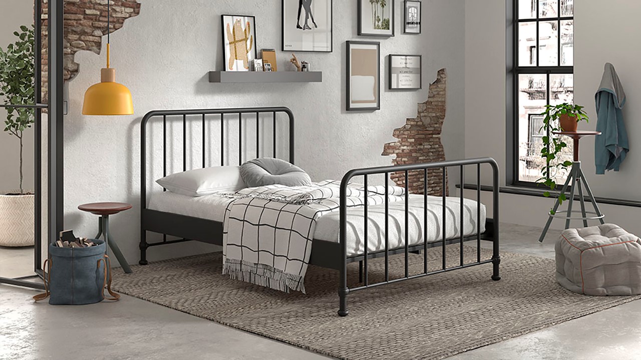 Bed Bronxx zwart