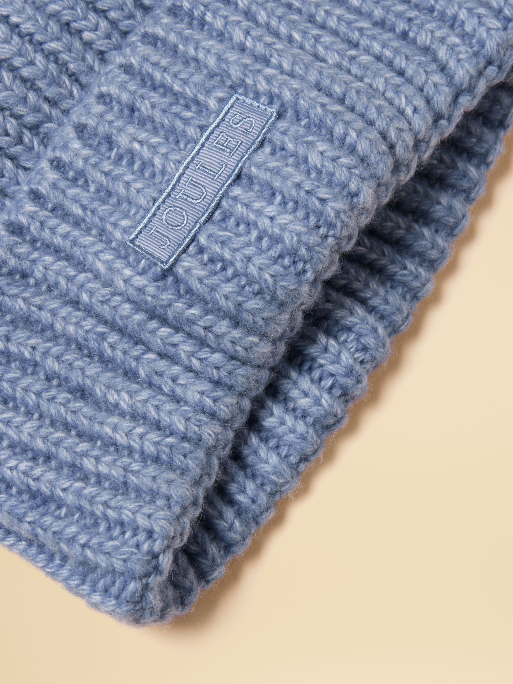 Blauw - Joules Rosa beanie-muts