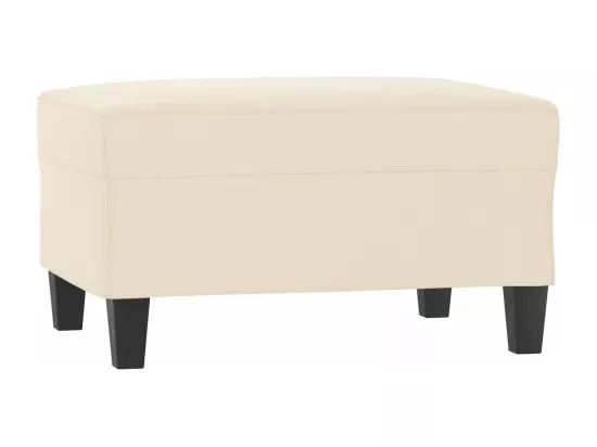 Repose-pied Beige 70x55x41 cm Tissu microfibre