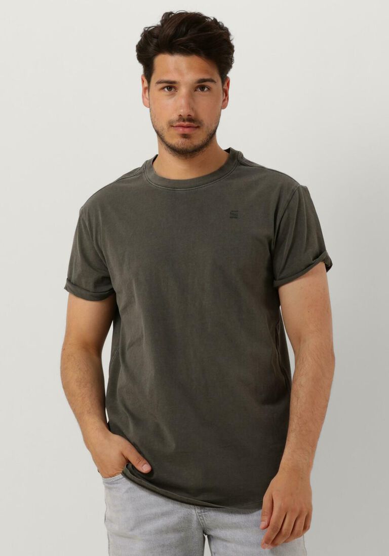 G-STAR RAW grijze g-star raw t-shirt lash r t s\s