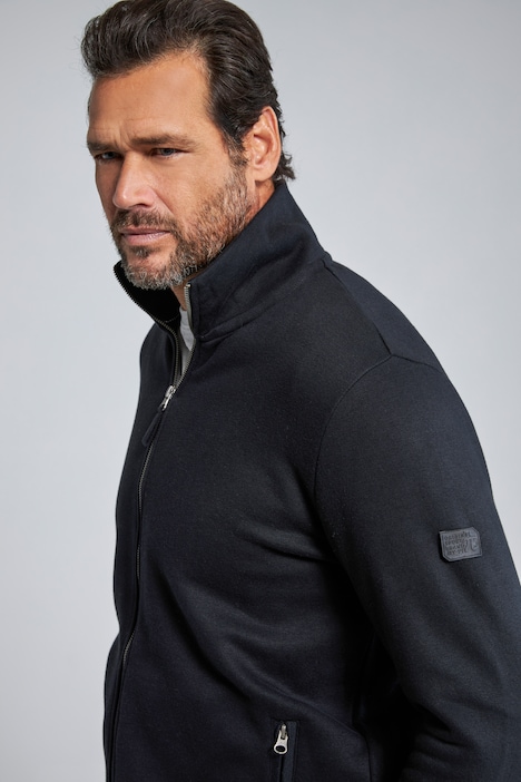 JAY-PI Sweatjacke, Stehkragen, bis 8 XL