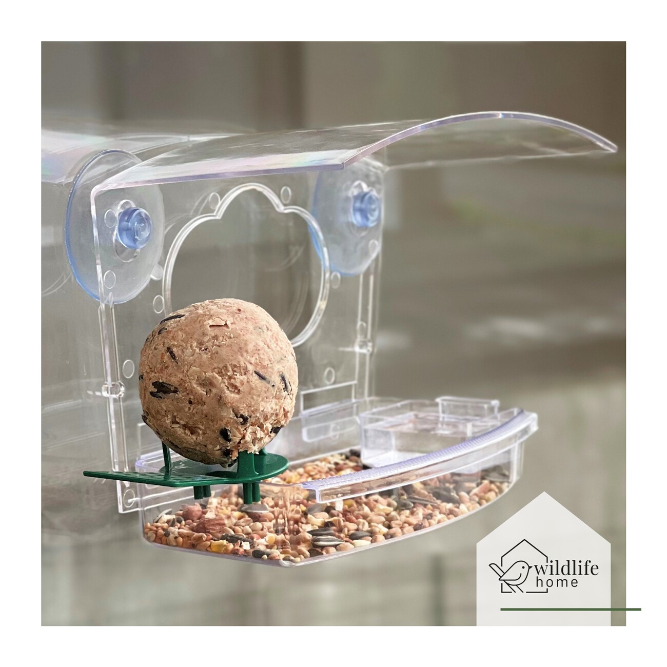 WILDLIFE HOME 3IN1 Fenster-Futterhaus Menue