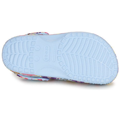 Crocs - Classic Retro Floral Clog K - Bleu