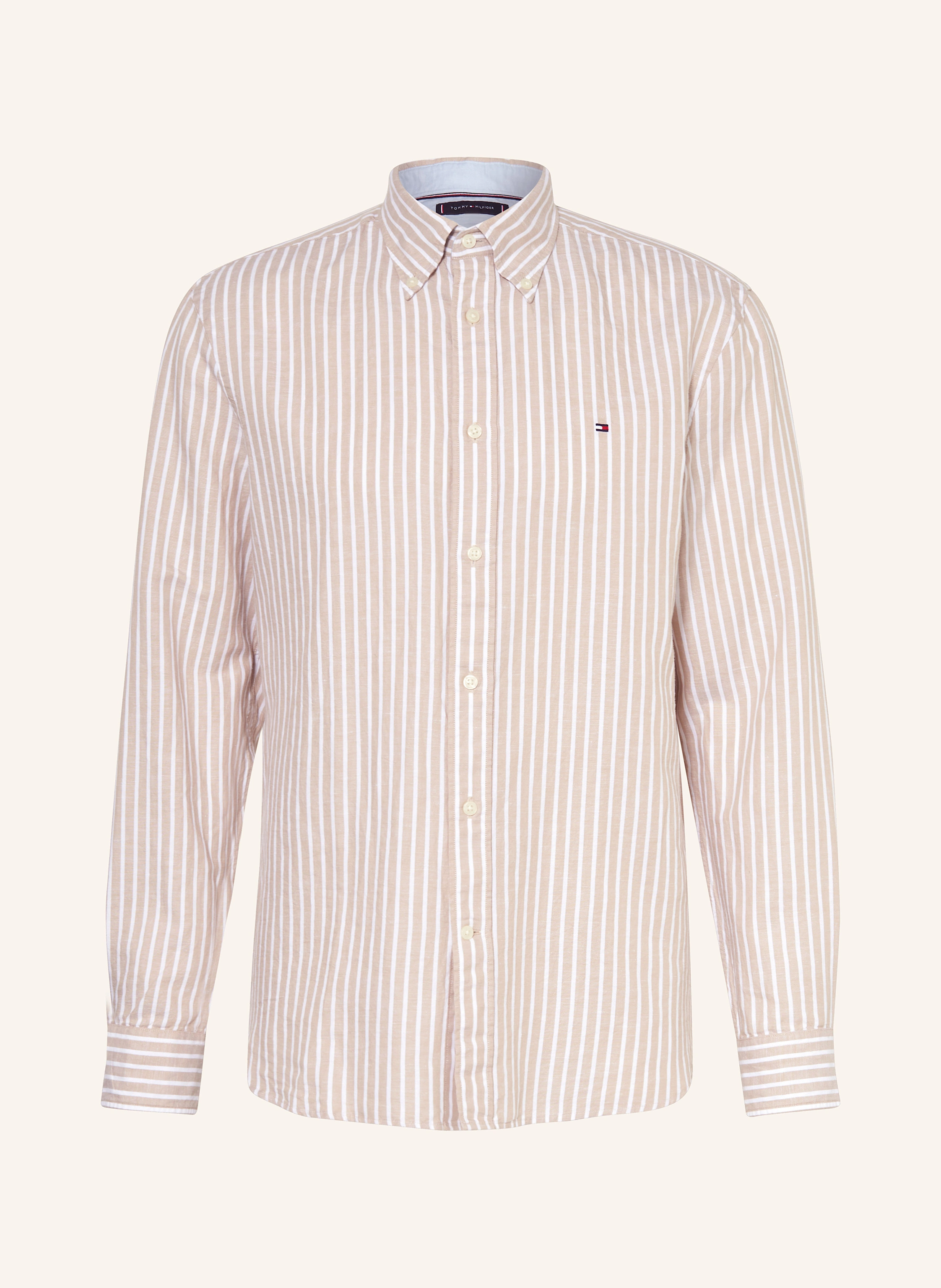 TOMMY HILFIGER Hemd Comfort Fit mit Leinen