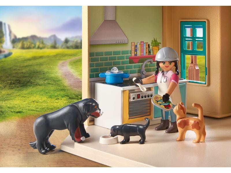 Playmobil Horses of Waterfall Ranch 71351 Liebevoll gestaltetes Pferde-Spielset
