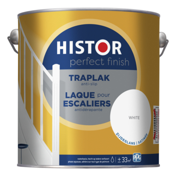 Histor Perfect Finish traplak anti-slip zijdeglans 7000 wit 2,5 l