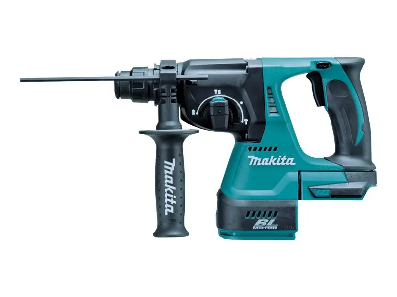 Makita DHR242Z - Roterende hammer - ledningfri - 3 tilstande - SDS-plus - 2 Joule - intet batteri - 18 V