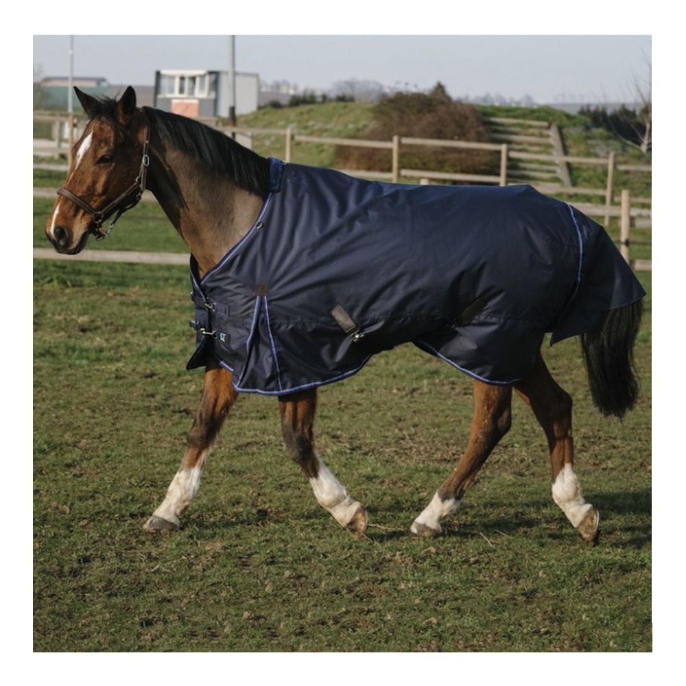 Equitheme CLASSIC 600D 100G - Couverture de paddock marine