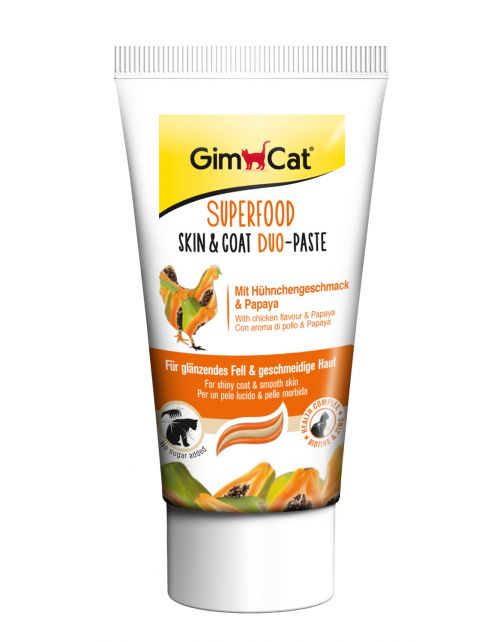 Gimcat Superfood Skin&Coat Duo-Pasta - Kattensnack - 50 g