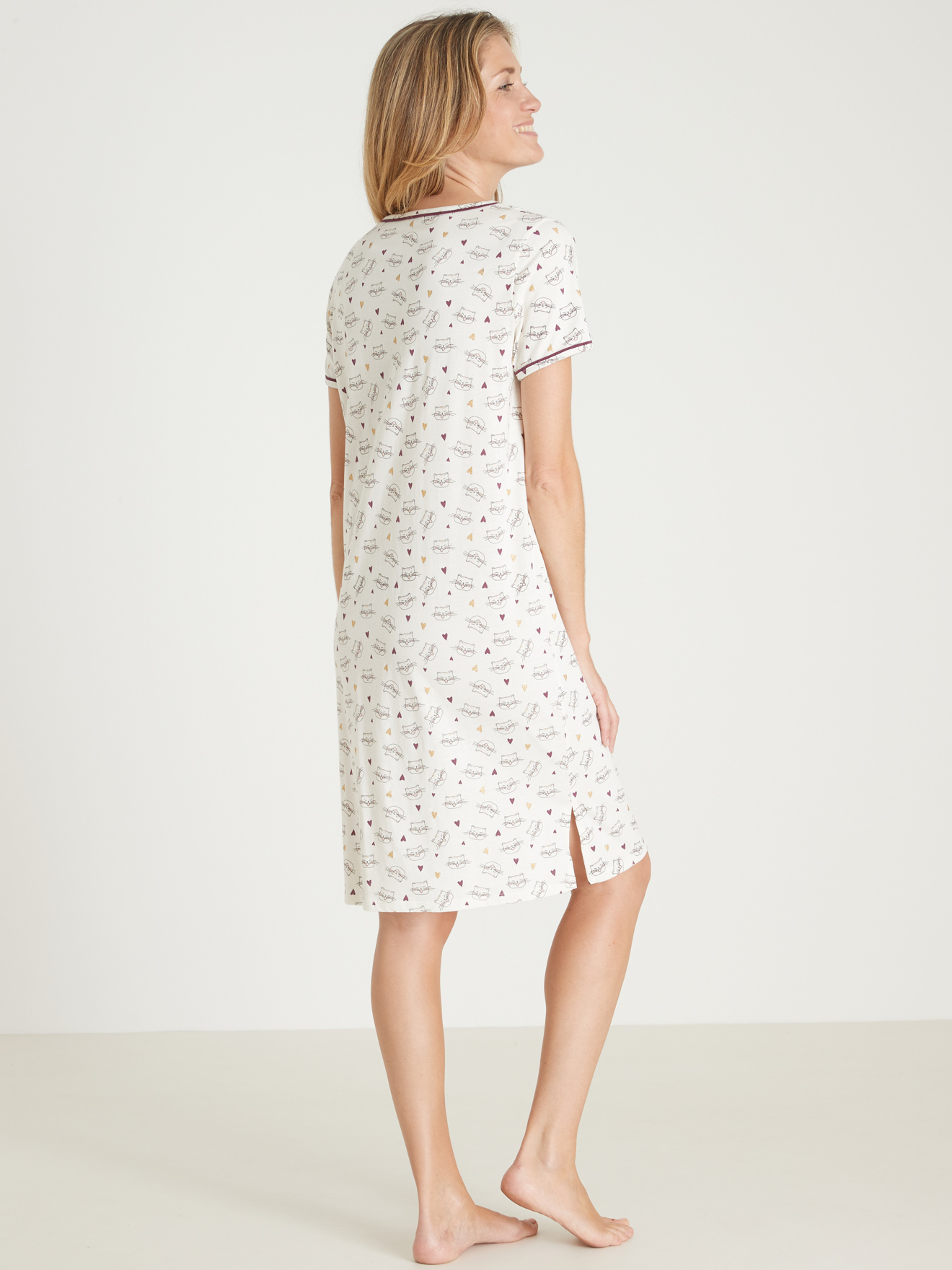 Lot de 2 chemise de nuit courtes