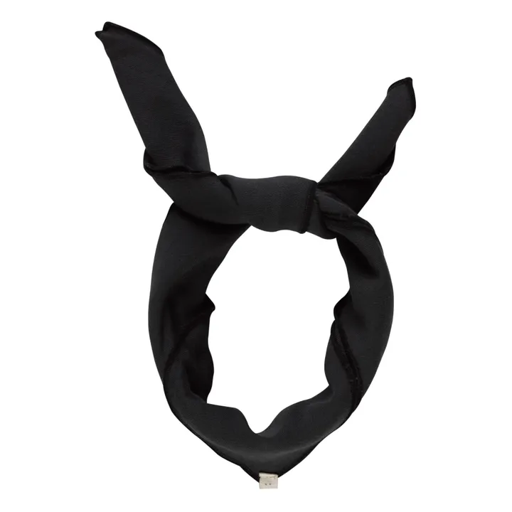 Möm(e) Foulard Coton Bio Florbela | Noir