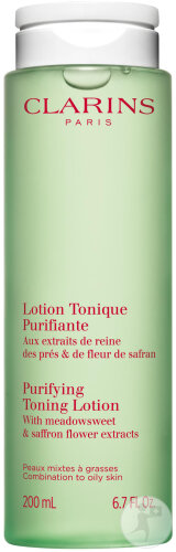 Clarins Lotion Tonique Purifiante Peaux Mixtes À Grasses Flacon 200ml