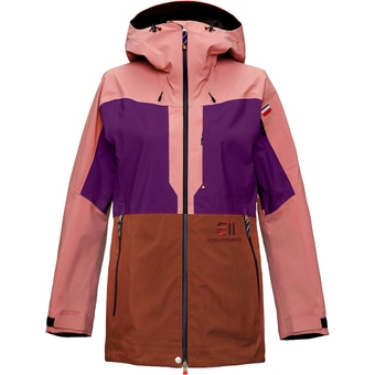 Elevenate Pure 100 Skijacke Aubergine Damen