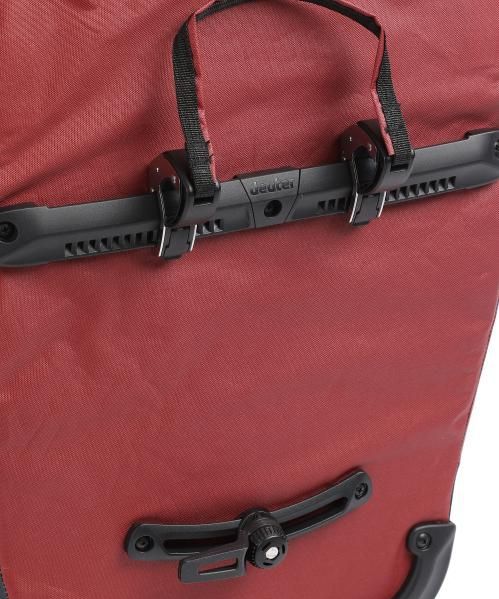 Deuter - Mainhattan Bagagedragertas - Roze/Rood - Waterdicht - Laptopvak