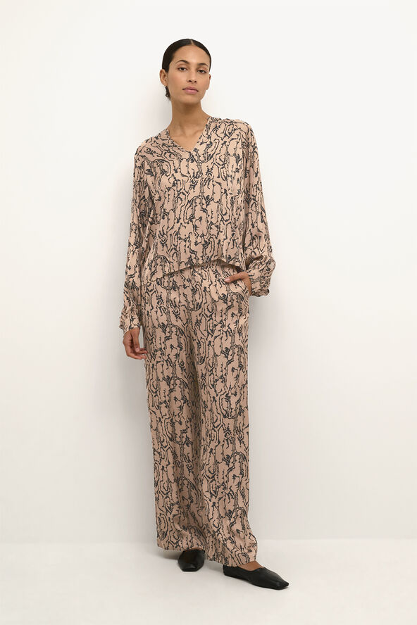 Karen by Simonsen LotusKB Blouse Lotus aop almondine