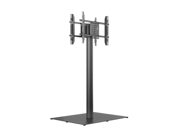 Multibrackets M Public Display Stand 180 HD Back to Back Black w. Floorbase - Stativ - for 2 LCD displays - aluminium, stål - sort - skærmstørrelse: 55
