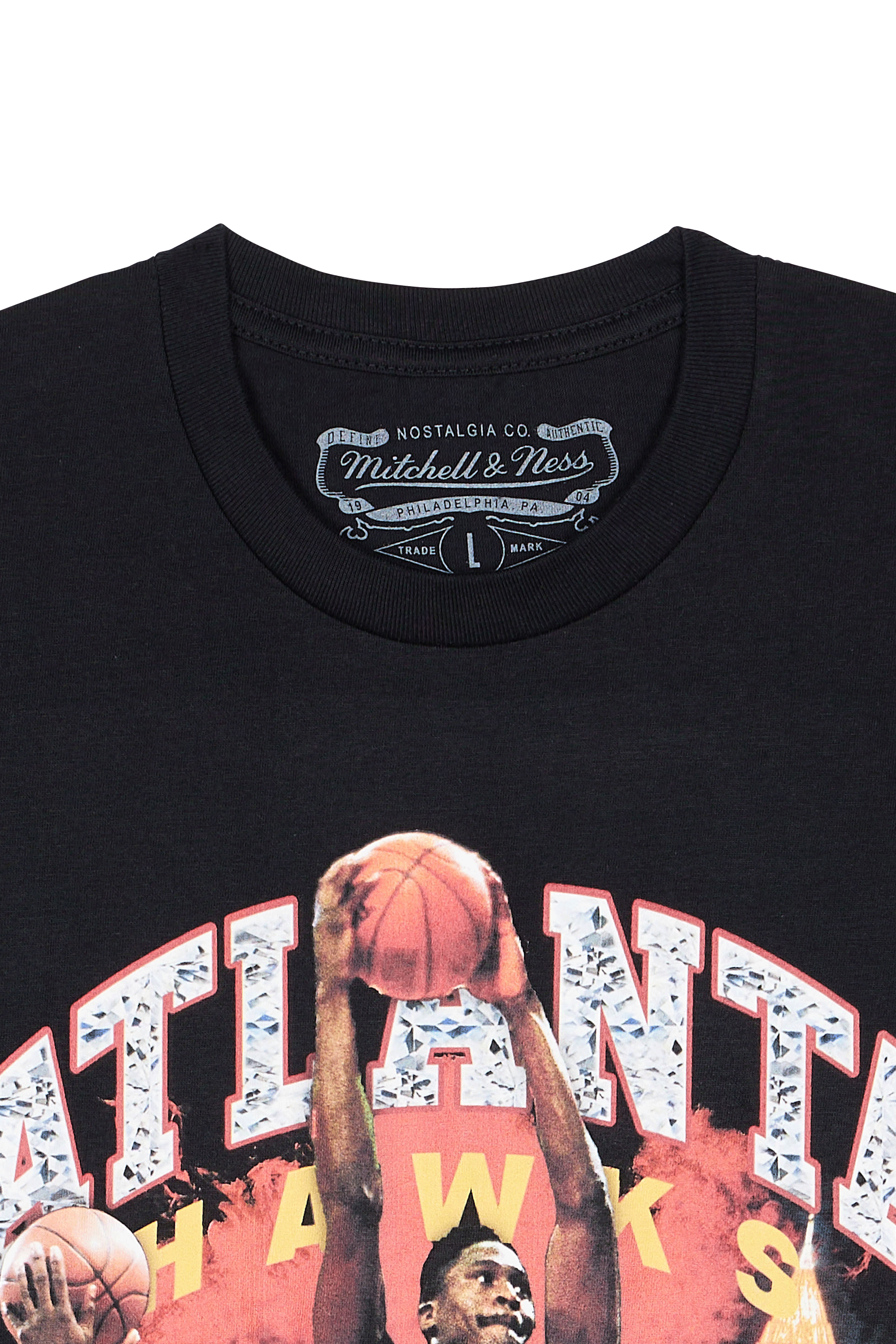 MITCHELL & NESS T-shirt BLING Dominique Wilkins Noir