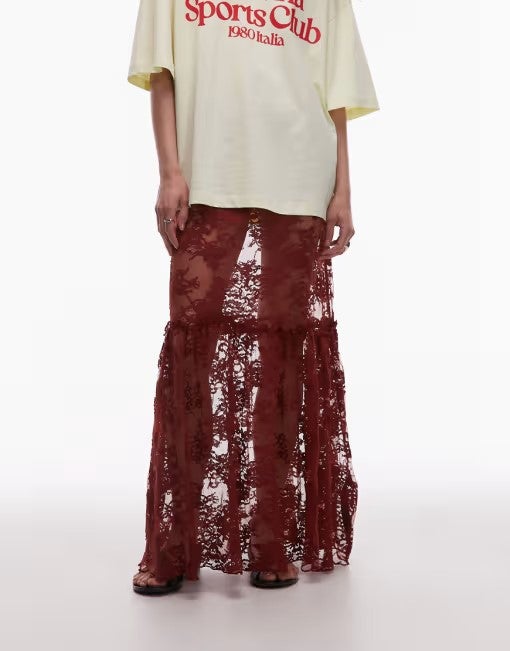 TOPSHOP Lange rok