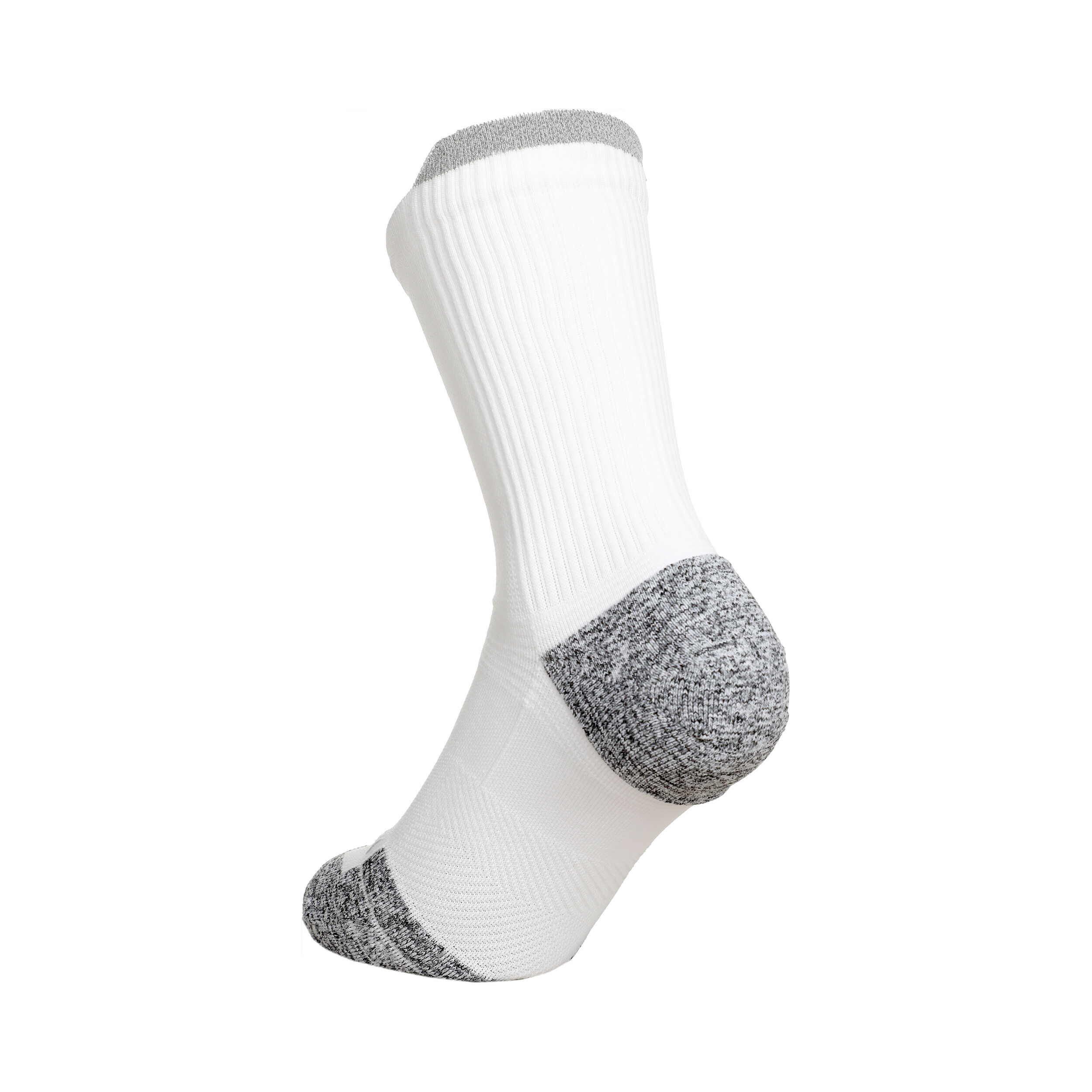 Under Armour AD Run Cushion Chaussettes De Running - Blanc , Gris
