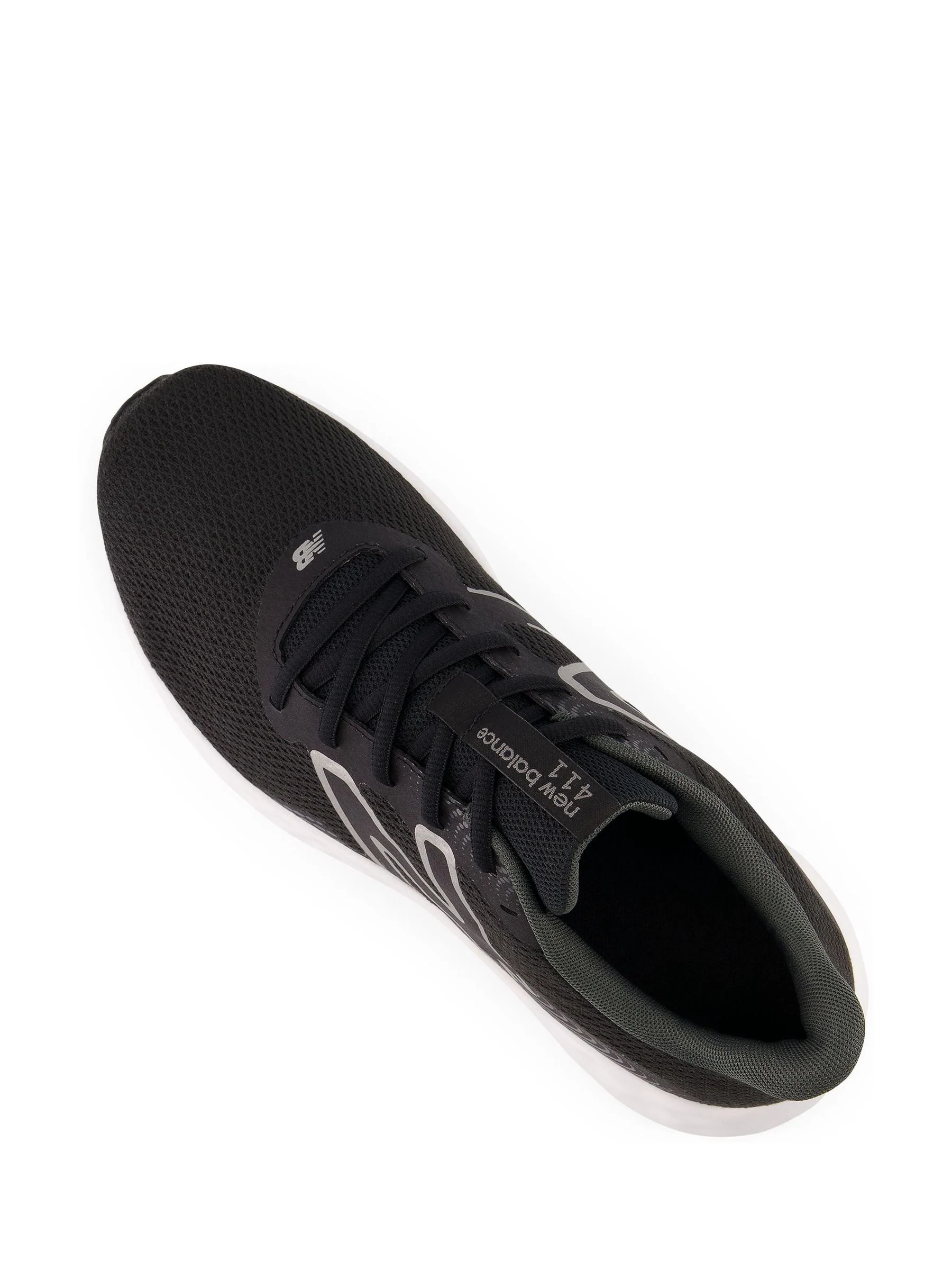 Zwart chroom - New Balance 411 herenslippers