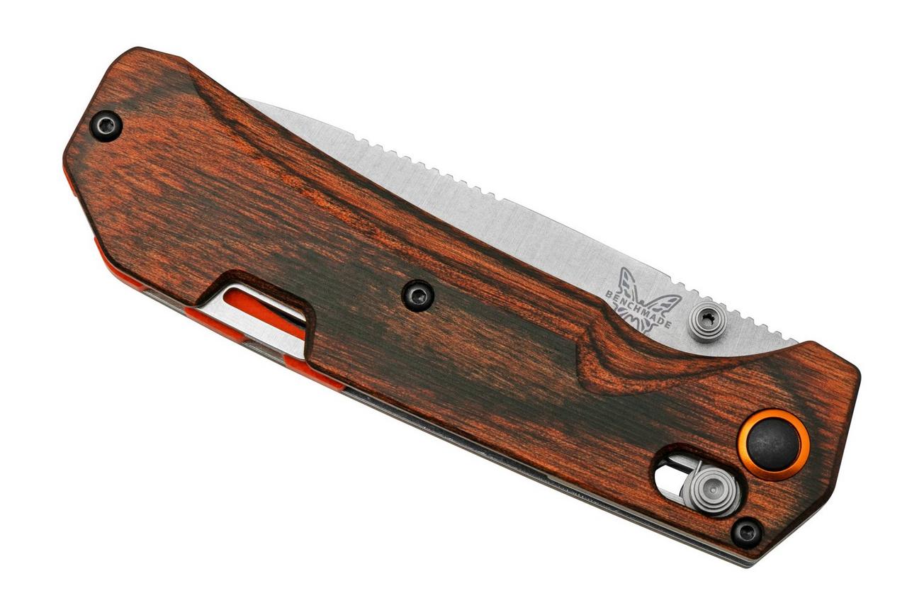 Benchmade Grizzly Creek 15062, S30V, hout, jachtzakmes