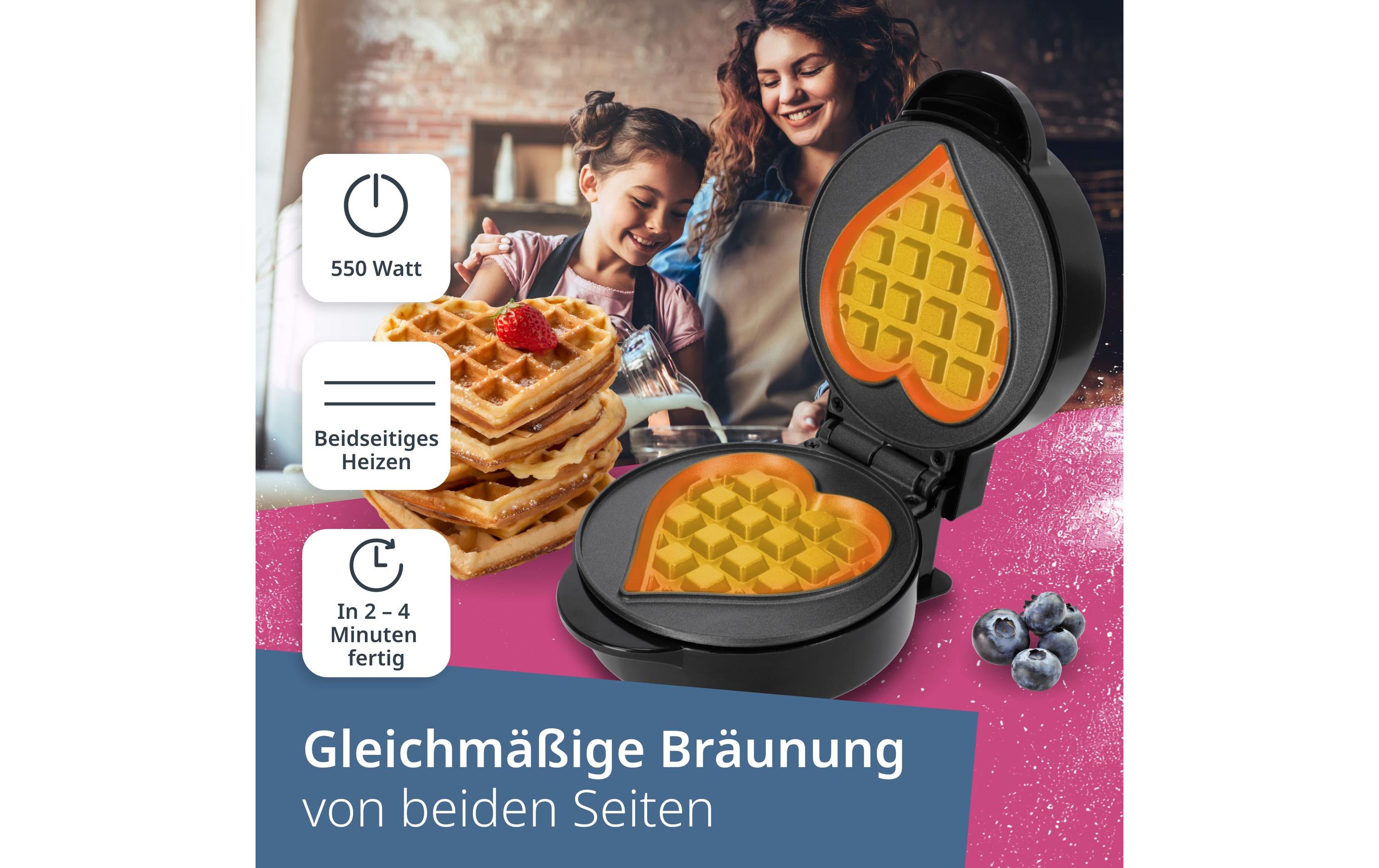 Waffeleisen KG2345Mini-Waffeleisen