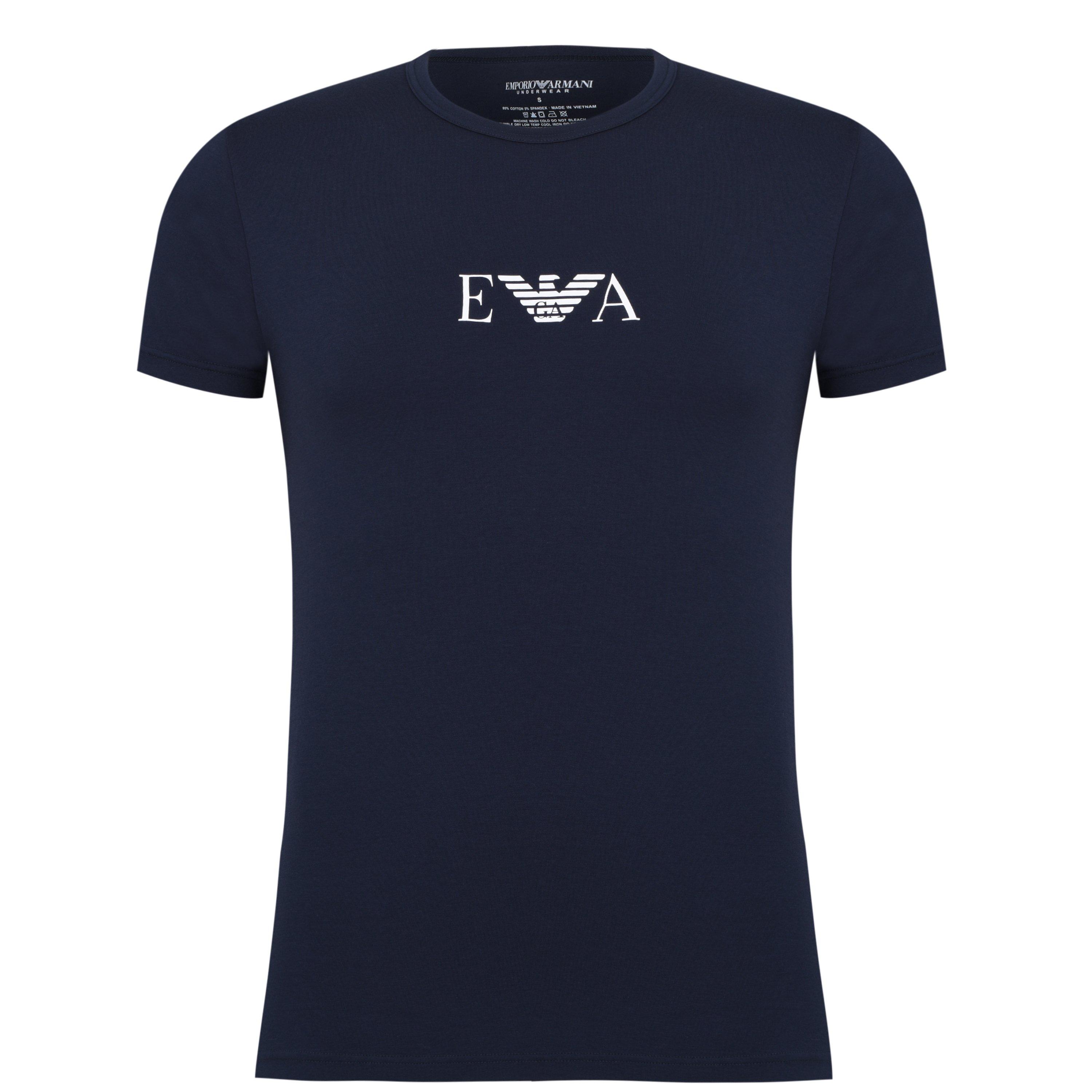 Emporio Armani 2 Pack Chest Logo T Shirt